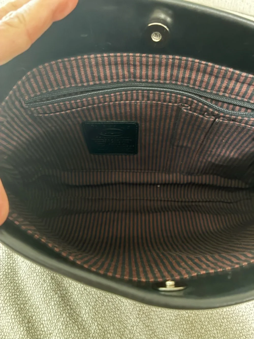 Brighton EUC Black Braided Leather Shoulder Bag with Detachable Strap - Picture 11 of 16
